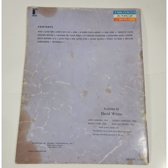 Vintage Beatles Music Book Best Of #2 PB 48 Pages 27 Songs - Picture 5 of 9